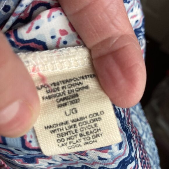 NO COMMENT Drop Shoulder Top/DRESS/ Tunic Pullover Blouse/DRESS Geometric PRINT - Picture 6 of 6